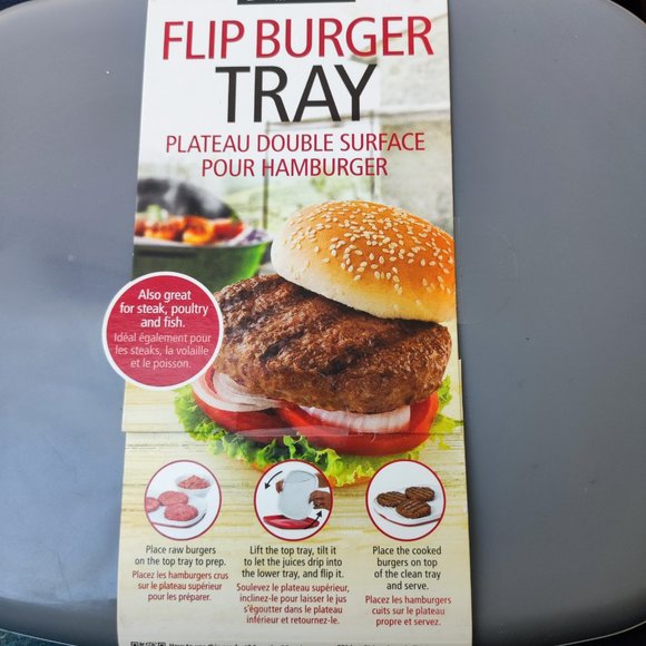Flip burger tray / no more mess / food safety - Picture 2 of 4